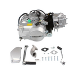 YX 50CC Engine block silver with electro start - Manual - 4 gears.