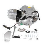 YX 50CC Engine block silver with electro start - Manual - 4 gears.