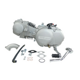 Engine block Zongshen 140cc silver - manual 4 gears