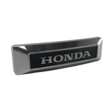 Honda fork emblem chrome and black with Dax mounting bracket