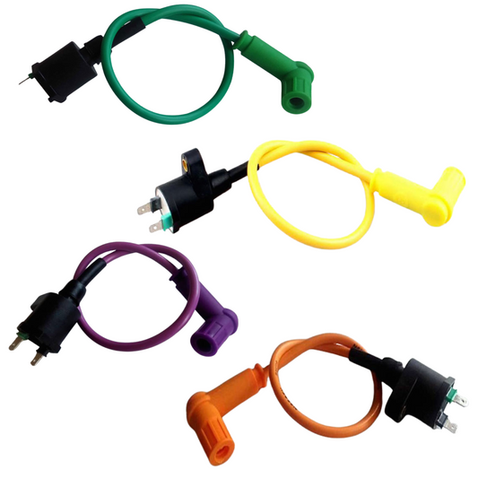 Complete ignition coil 12V spark plug cable (coil) choice of color