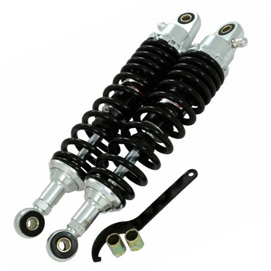 Rear springs / shock absorbers 330mm suitable for Dax black