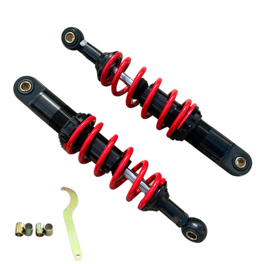 Rear springs / shock absorbers 285mm OKD set with 6 red coils