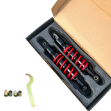 Rear springs / shock absorbers 285mm OKD set with 6 red coils