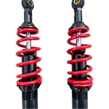 Rear springs / shock absorbers 285mm OKD set with 6 red coils