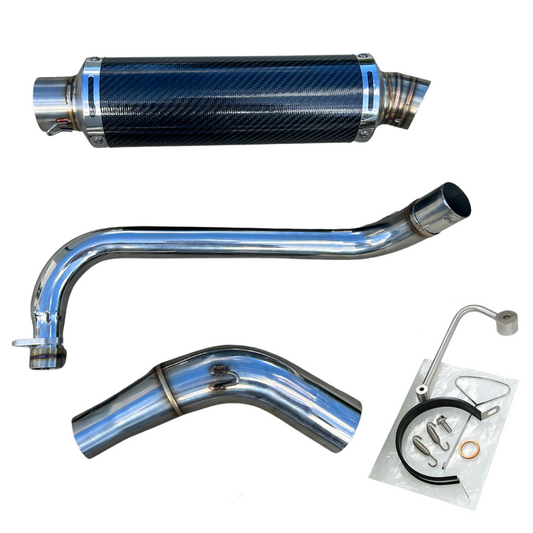 Kepspeed Zero Rose carbon exhaust OG style - underlying