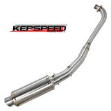 Kepspeed exhaust GP1 short Stainless steel underlying with gold finish with lambda sensor