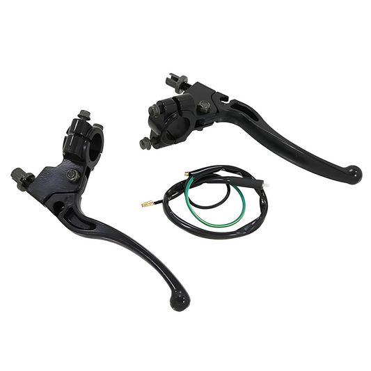 Brake and clutch puller set L/R black for 22mm handlebars