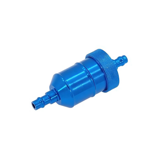 Fuel filter blue aluminum for 6mm cables