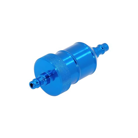 Fuel filter blue aluminum for 6mm cables