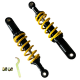 Rear springs / shock absorbers 285mm OKD set with 6 yellow coils