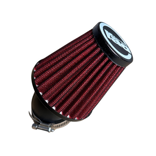 Air filter bordeaux 45 degrees angled - 35mm or 48mm