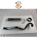 NHRC exhaust chrome - second-hand exhaust with some accessories 
