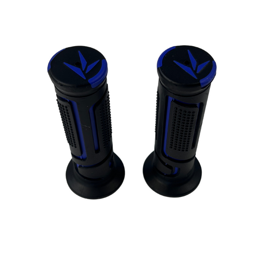 Blue handles suitable for universal 22.2mm handlebars 