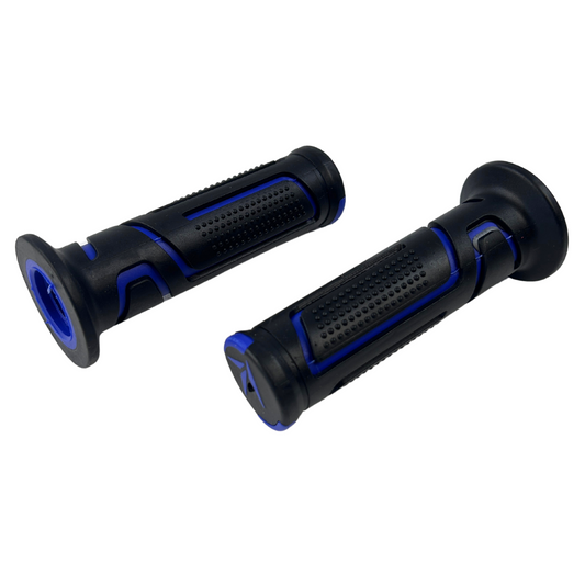 Blue handles suitable for universal 22.2mm handlebars 