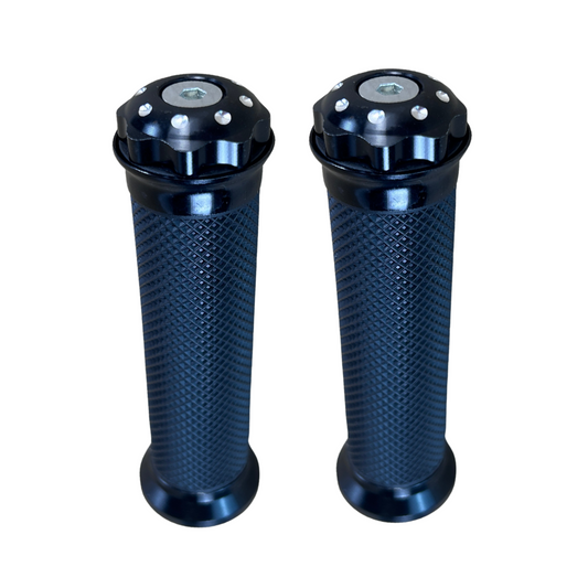 Black grips for 22.2mm handlebars Dax, Monkey, PBR, Pitbike.. 