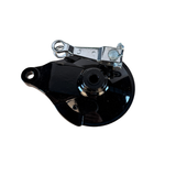 Complete rear hub for Dax for 4-hole sprocket - chrome 