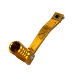 CNC shift pedal with triangle pattern gold for 50cc - 125cc 