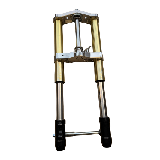 Dax complete USD front fork 45mm gold including accessories - length 650mm 