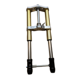 Dax complete USD front fork 45mm gold including accessories - length 650mm 