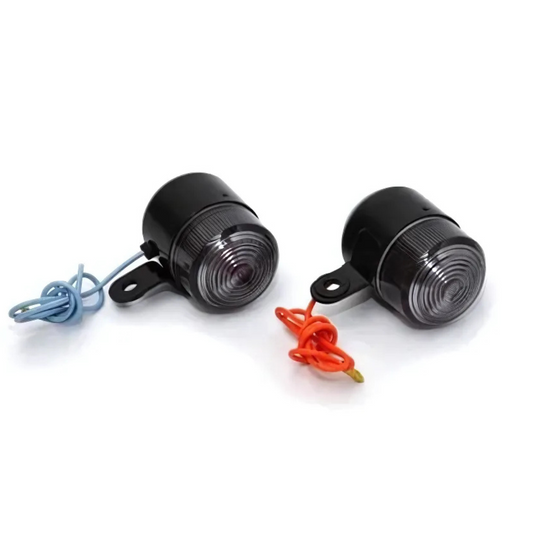 Indicators / Turn signals Dax smoked glass and 12V bulb (2 pieces) 