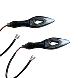 LED indicators point shape with running lights effect - 12 volts