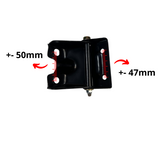 Saddle hinge / saddle holder for Dax black 