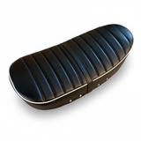 Low seat for Dax 2.5 and 3.5 liter Dax - Japanese style black with white border 