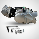 72cc 4-stroke shift engine block silver – 4 gears - Dax, Monkey, PBR.. 