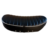 Laag zadel voor Dax 2,5 en 3,5 liter Dax - Japanse stijl zwart met witte rand