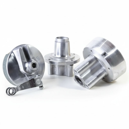 Monkey naaf set zilver met Dax remtrommel 12mm as