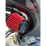 Nibbi high flow K&N air filter 35mm red with black