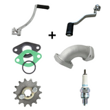 Madmunk 50cc Engine block black - Manual - 4 Gears kick start. Dax,. (49cc) 