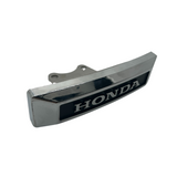 Honda fork emblem chrome and black with Dax mounting bracket