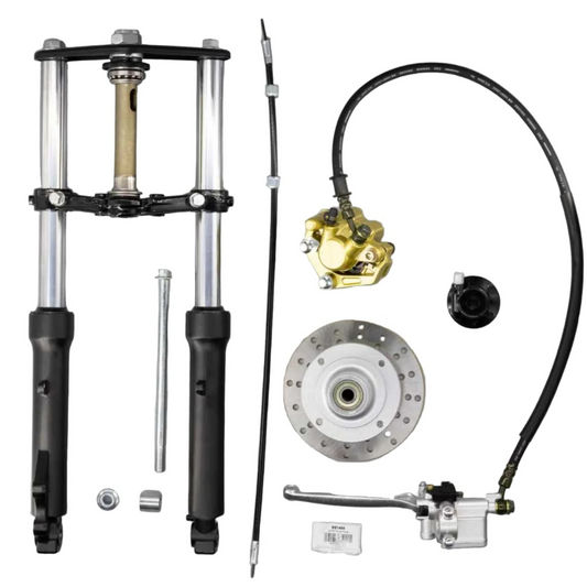 Hydraulische voorvork 30 mm met schijfrem – geschikt voor Monkey/Gorilla