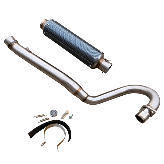 Sortie d'échappement en carbone pour Dax et autres 