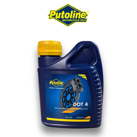 Putoline DOT 4 synthetic brake fluid - content 500ML 