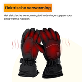 Electrically heated winter gloves with power banks - three settings 