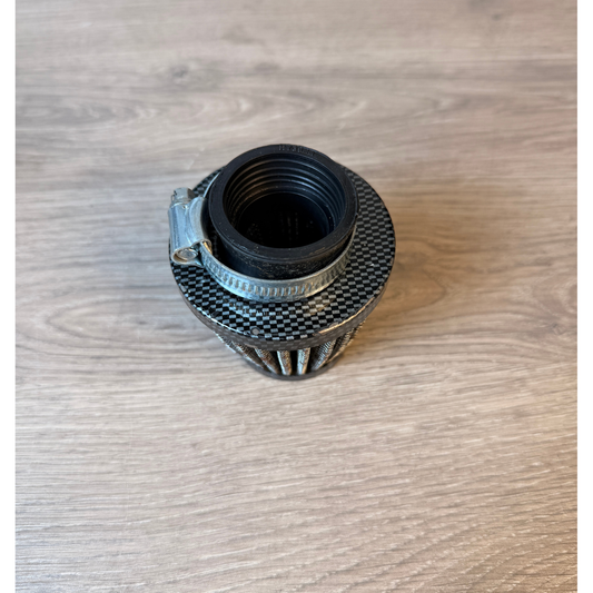 Seconde main - Filtre à air look carbone avec rouille 35mm 