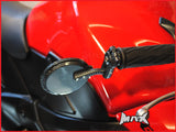 Universal Carbon Mirrors handlebar mirrors set