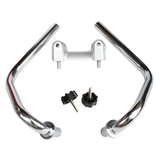 Original type handlebar set - Silver / Chrome for Honda, Skyteam, Zhenua,... Dax