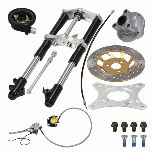 USD 45 mm Voorvork Set – voor Honda Dax & Replica's zwart