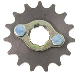 Front sprocket + locking plate 12T, 13T, 14T, 15T, 16T, and 17T