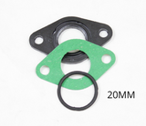 Manifold insulation and gaskets for 20mm carburetor