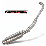 Échappement Kepspeed GP1 court en acier inoxydable avec finition dorée 