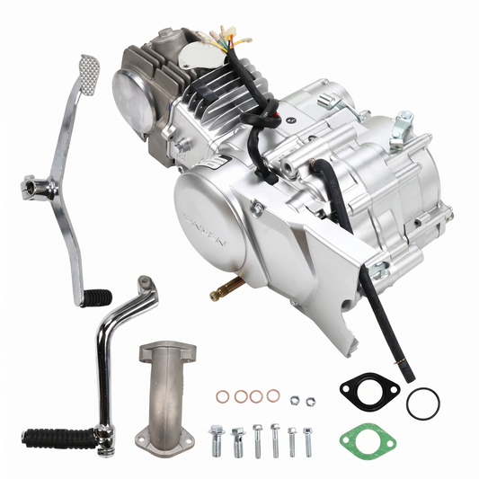 Zongshen 125cc engine – silver (kickstart) - Dax, Pitbike, Monkey... 