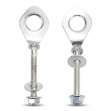 Set Kettingspanners zilver (2 stuks) - voor standaard Dax achterbruggen
