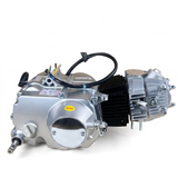110cc Motorblock silber / grau - Manuell - 4 Gänge Kickstarter. Dax,.. (108cc) 