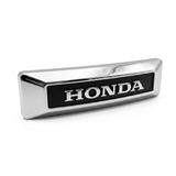 Honda vork embleem chroom en zwart met montagebeugel Dax