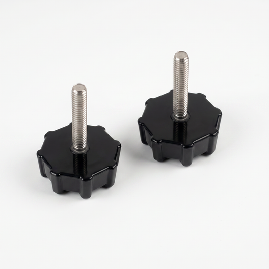 Send black control knobs for standard Dax replica handlebar 